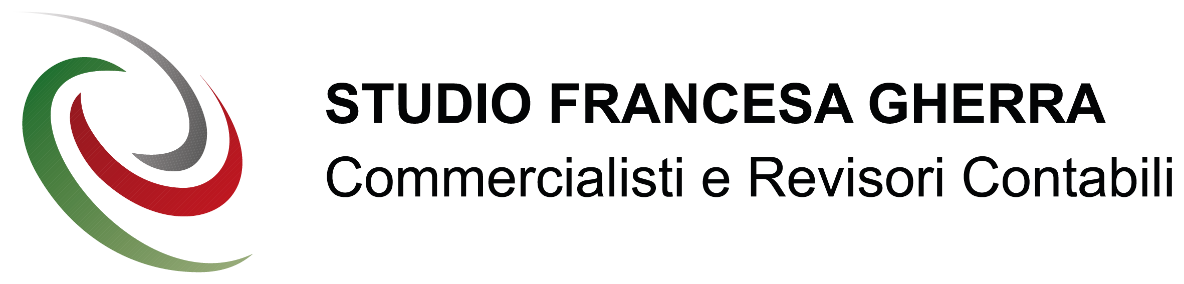 logo nero Studio Francesa Gherra studio di consulenza fiscale e contabile studio di commercialisti